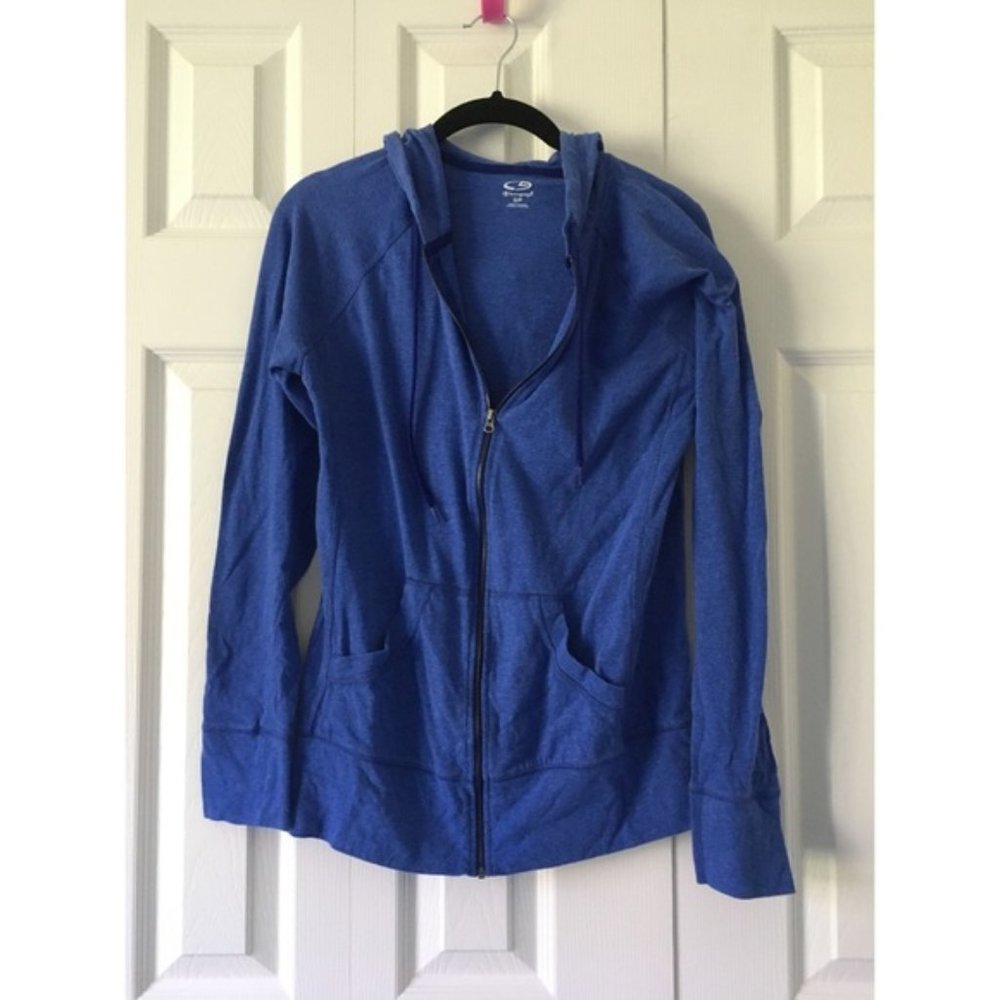 Champion Slim Fit Blue Zip Hoodie